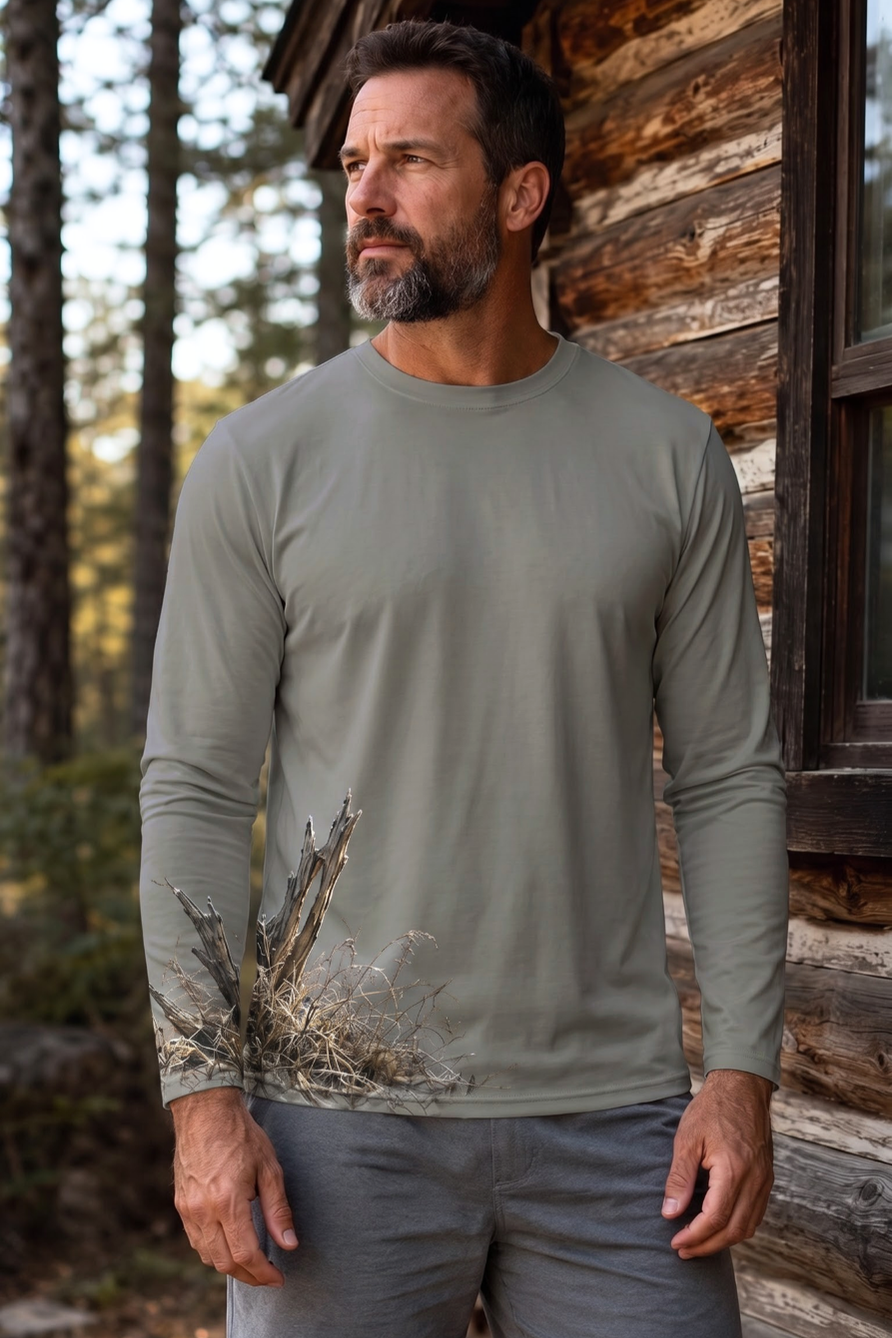 Performance Hunting Long Sleeve - Foggy Ridge Whitetail Monarch - ULS473K image 3