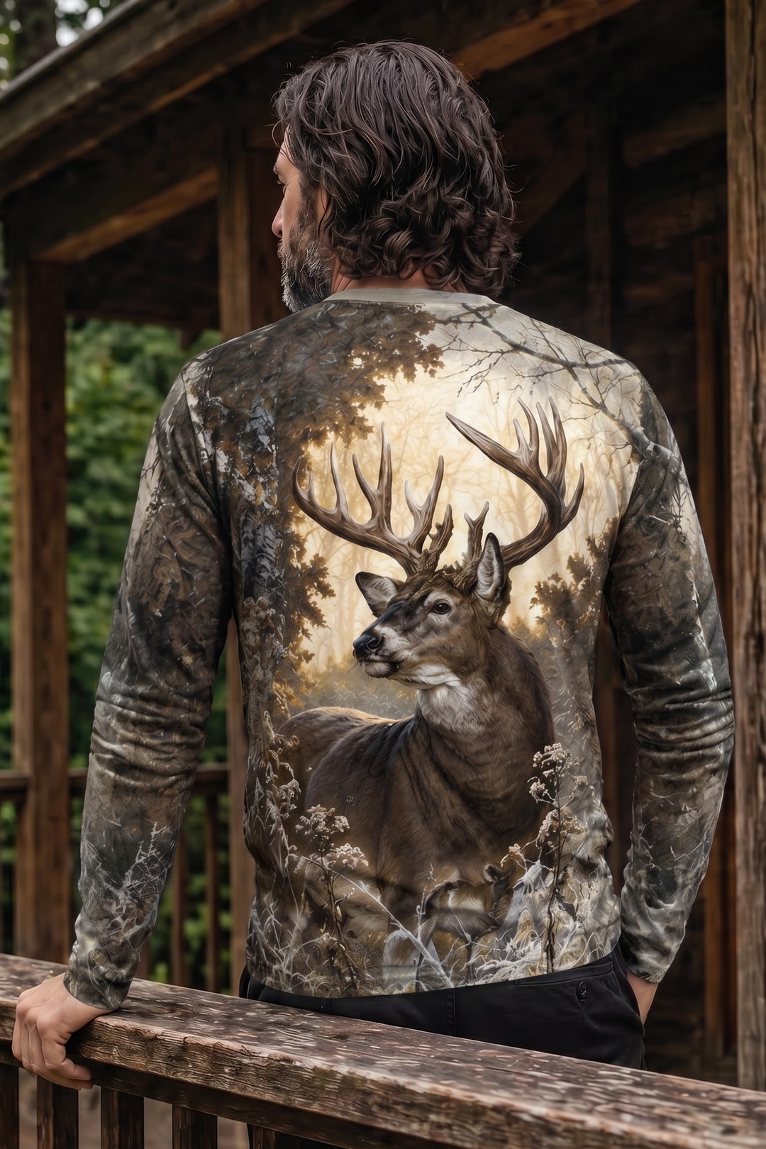 Performance Hunting Long Sleeve - Frost Timber Whitetail Sentinel - ULS474K image 2