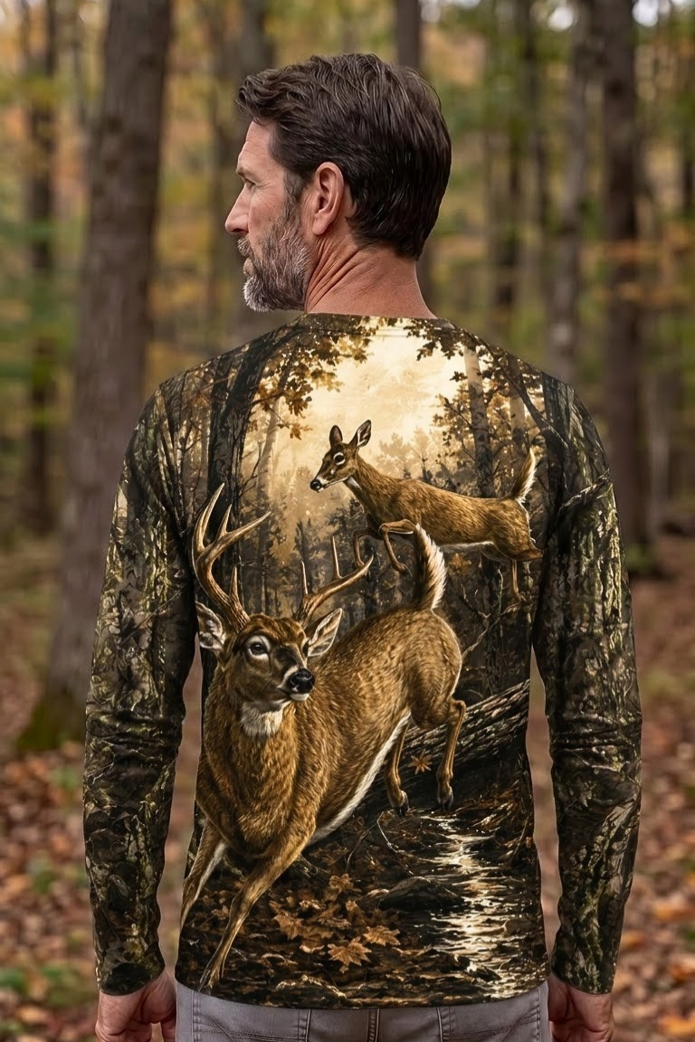Performance Hunting Long Sleeve - Autumn Creek Whitetail Pursuit - ULS475K image 2