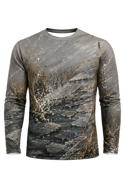 Performance Hunting Long Sleeve - Icy Marsh Mallard Splash - ULS476K image 6