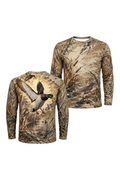 Performance Hunting Long Sleeve - Golden Cattail Mallard Descent - ULS477K image 1