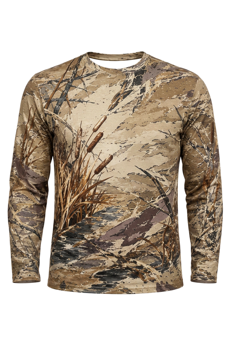 Performance Hunting Long Sleeve - Golden Cattail Mallard Descent - ULS477K image 6