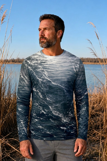 Performance Hunting Long Sleeve - Open Water Mallard Burst - ULS478K image 3