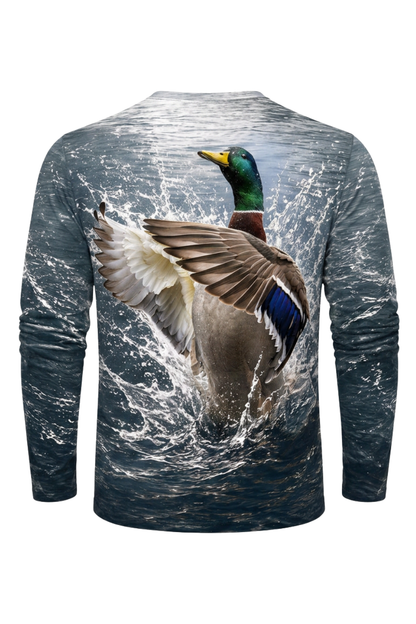 Performance Hunting Long Sleeve - Open Water Mallard Burst - ULS478K image 5