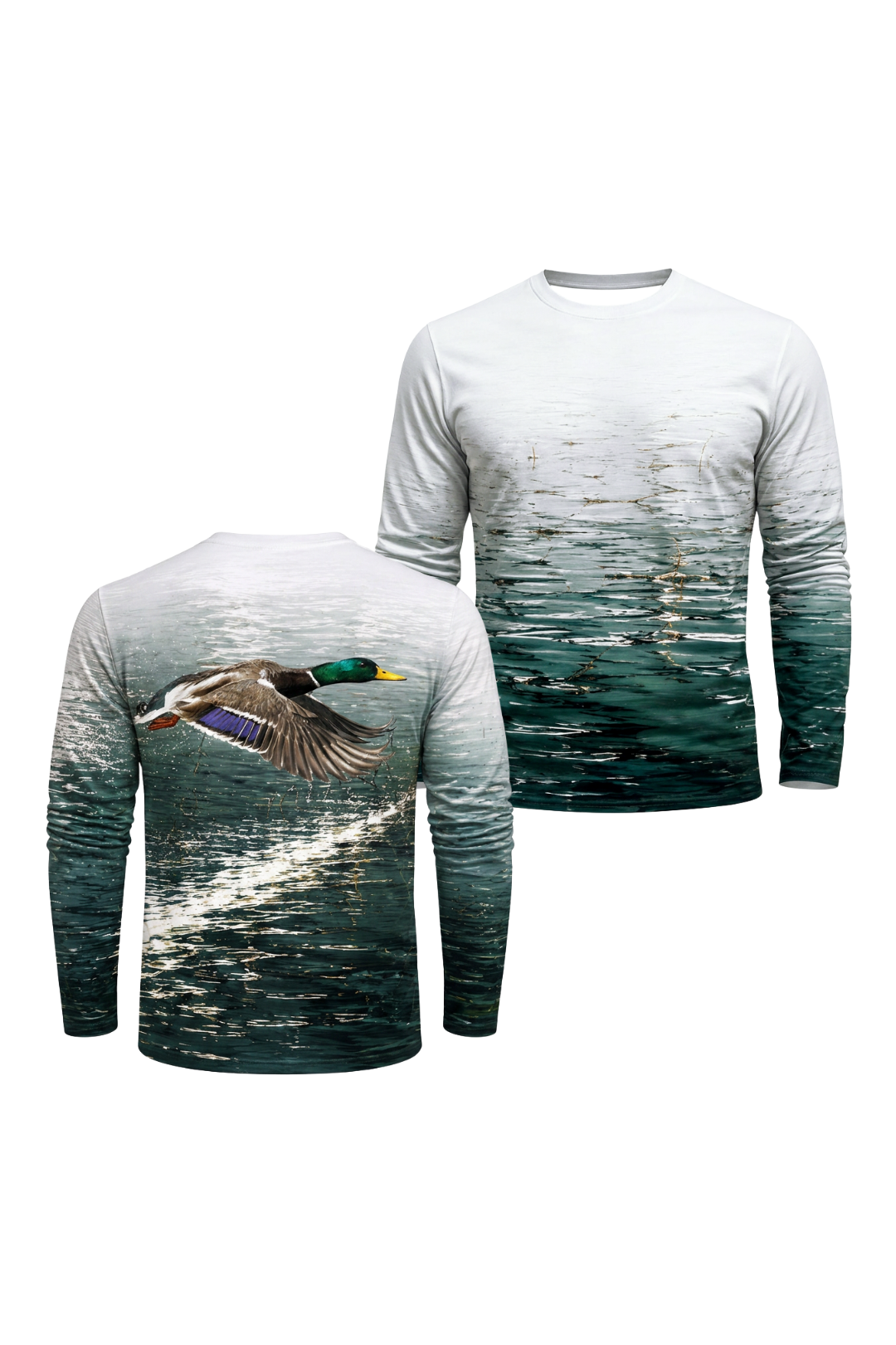 Performance Hunting Long Sleeve - Silver Water Mallard Glide - ULS479K image 1