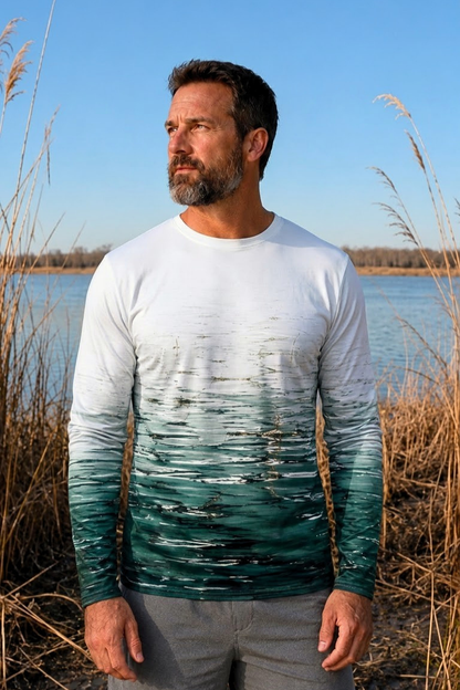 Performance Hunting Long Sleeve - Silver Water Mallard Glide - ULS479K image 3