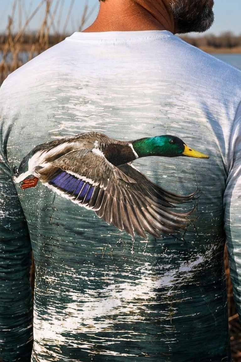 Performance Hunting Long Sleeve - Silver Water Mallard Glide - ULS479K image 4