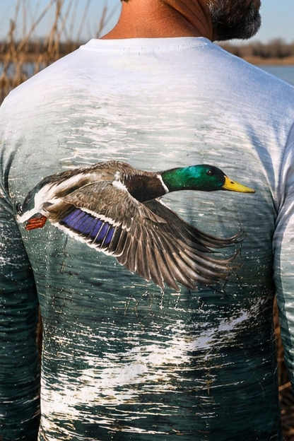 Performance Hunting Long Sleeve - Silver Water Mallard Glide - ULS479K image 4