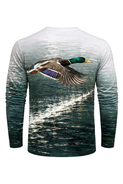 Performance Hunting Long Sleeve - Silver Water Mallard Glide - ULS479K image 5