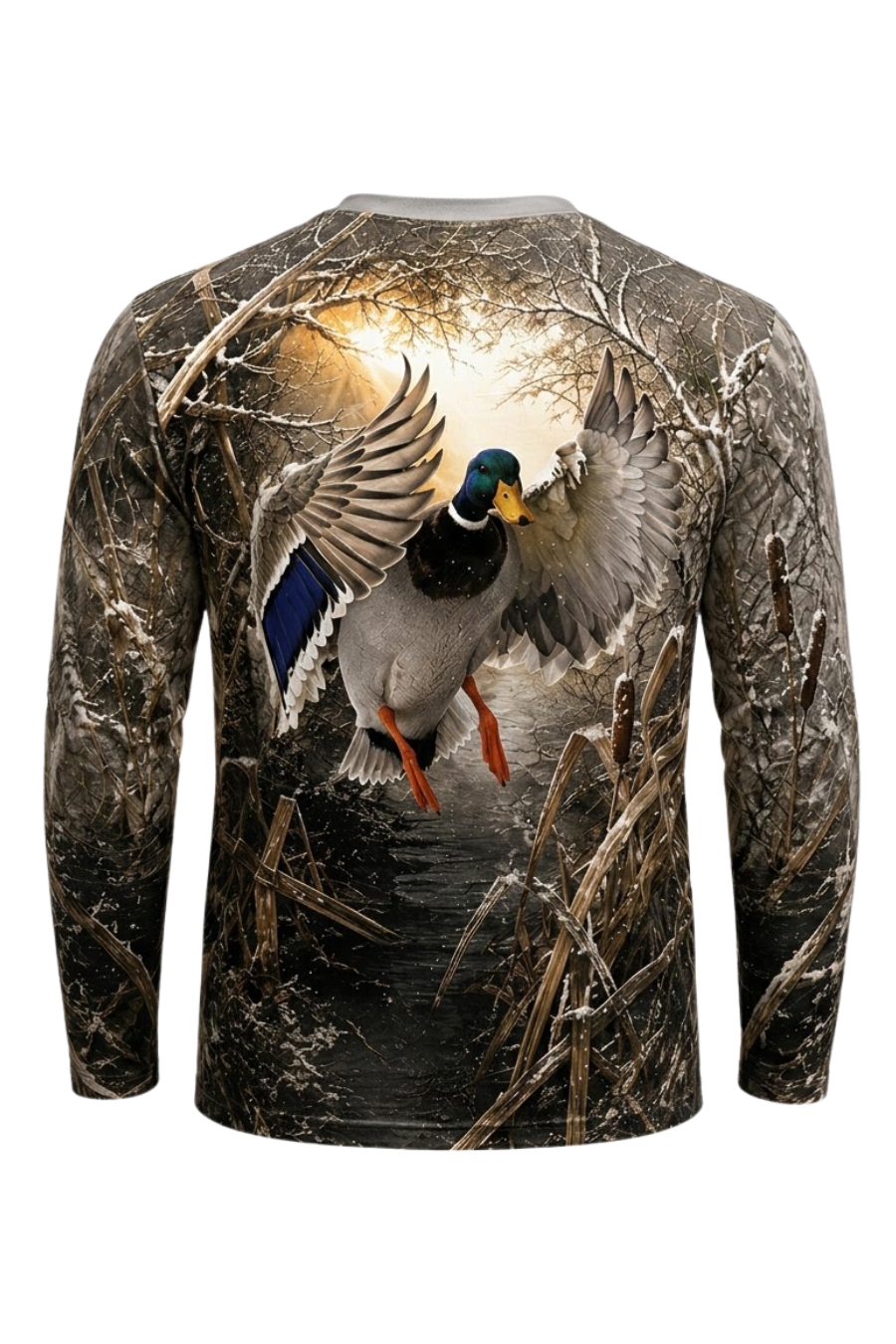 Performance Hunting Long Sleeve - Timber Marsh Mallard Touchdown - ULS480K image 5