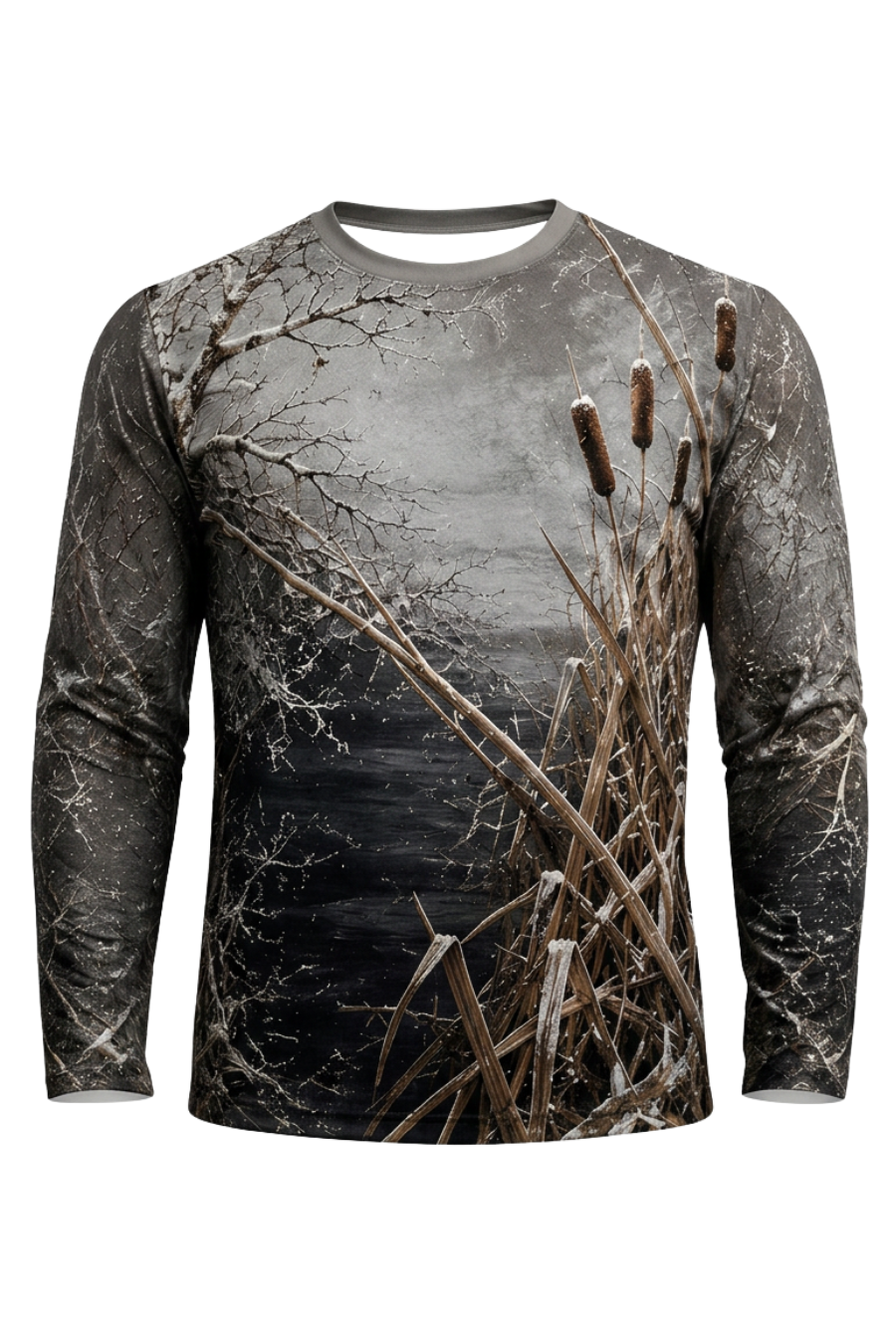 Performance Hunting Long Sleeve - Frost Marsh Mallard Rush - ULS481K image 6