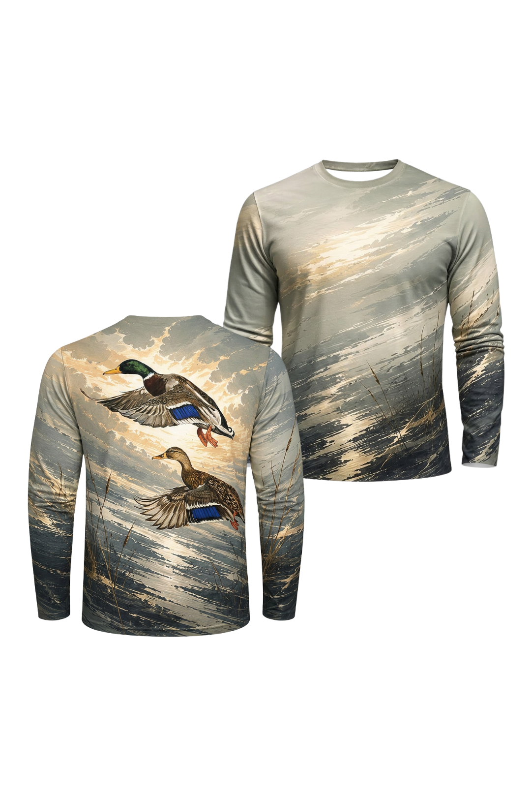 Performance Hunting Long Sleeve - Dawn Horizon Mallard Pair - ULS482K image 1