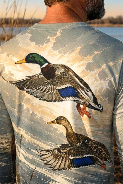 Performance Hunting Long Sleeve - Dawn Horizon Mallard Pair - ULS482K image 4