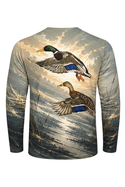 Performance Hunting Long Sleeve - Dawn Horizon Mallard Pair - ULS482K image 5