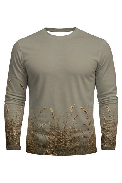 Performance Hunting Long Sleeve - Golden Field Quail Burst - ULS483K image 6