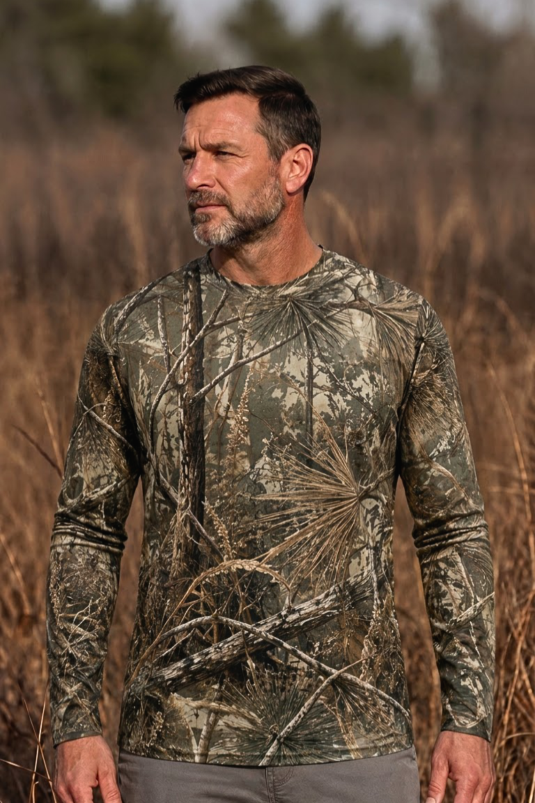Performance Hunting Long Sleeve - Pine Covert Quail Hunt - ULS484K image 3