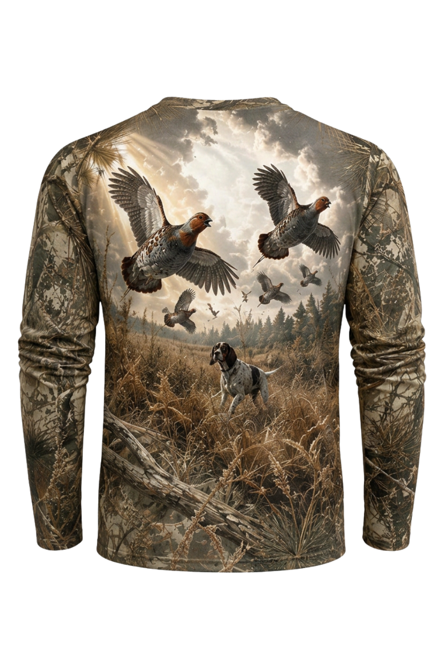 Performance Hunting Long Sleeve - Pine Covert Quail Hunt - ULS484K image 5