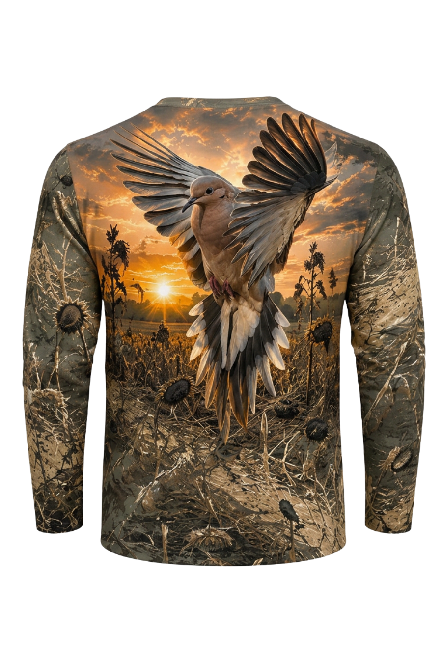 Performance Hunting Long Sleeve - Sunflower Harvest Dove Flight - ULS486K image 5