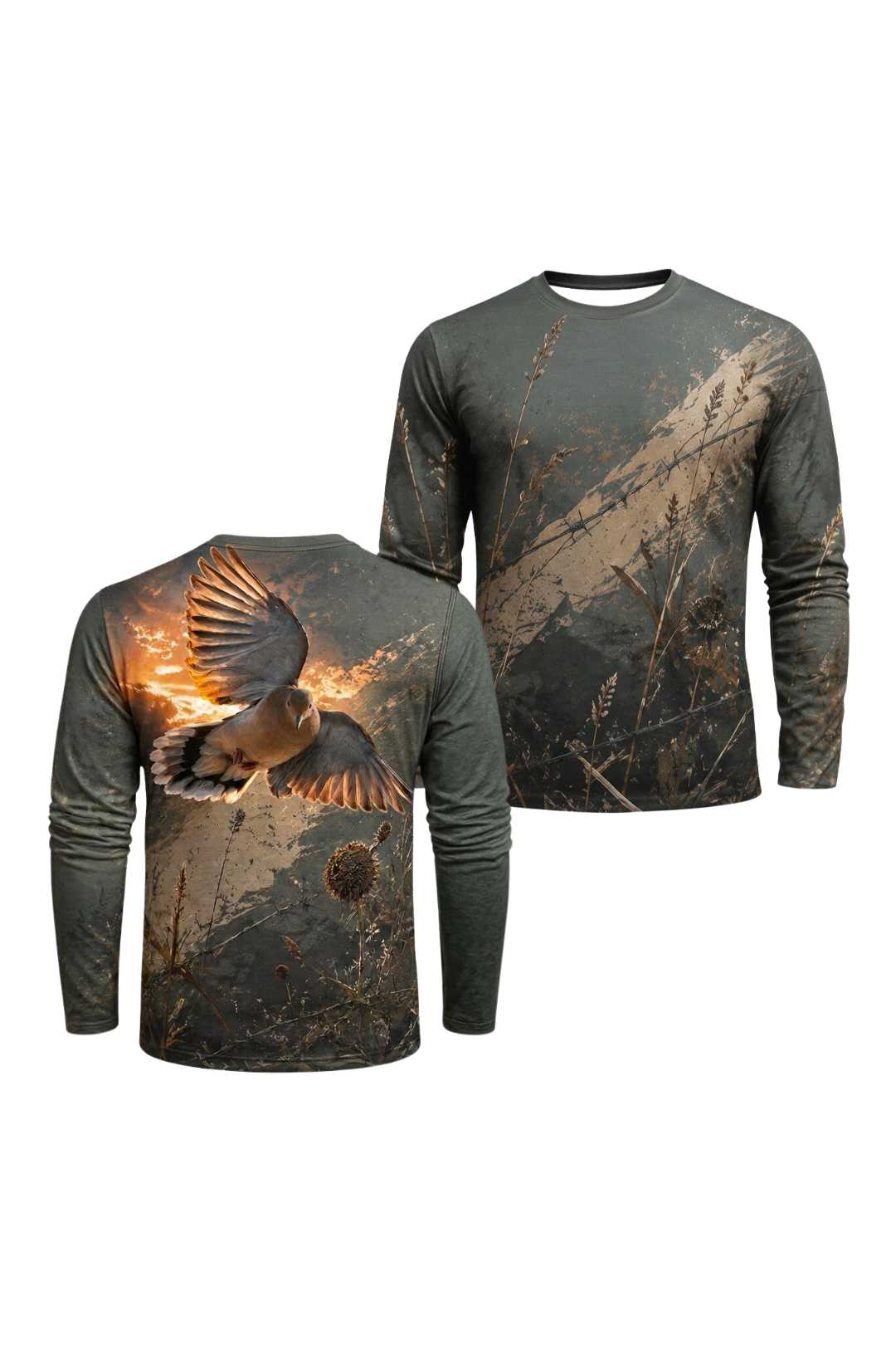 Performance Hunting Long Sleeve - Sunset Wire Dove Glide - ULS487K image 1