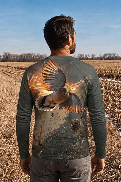 Performance Hunting Long Sleeve - Sunset Wire Dove Glide - ULS487K image 2