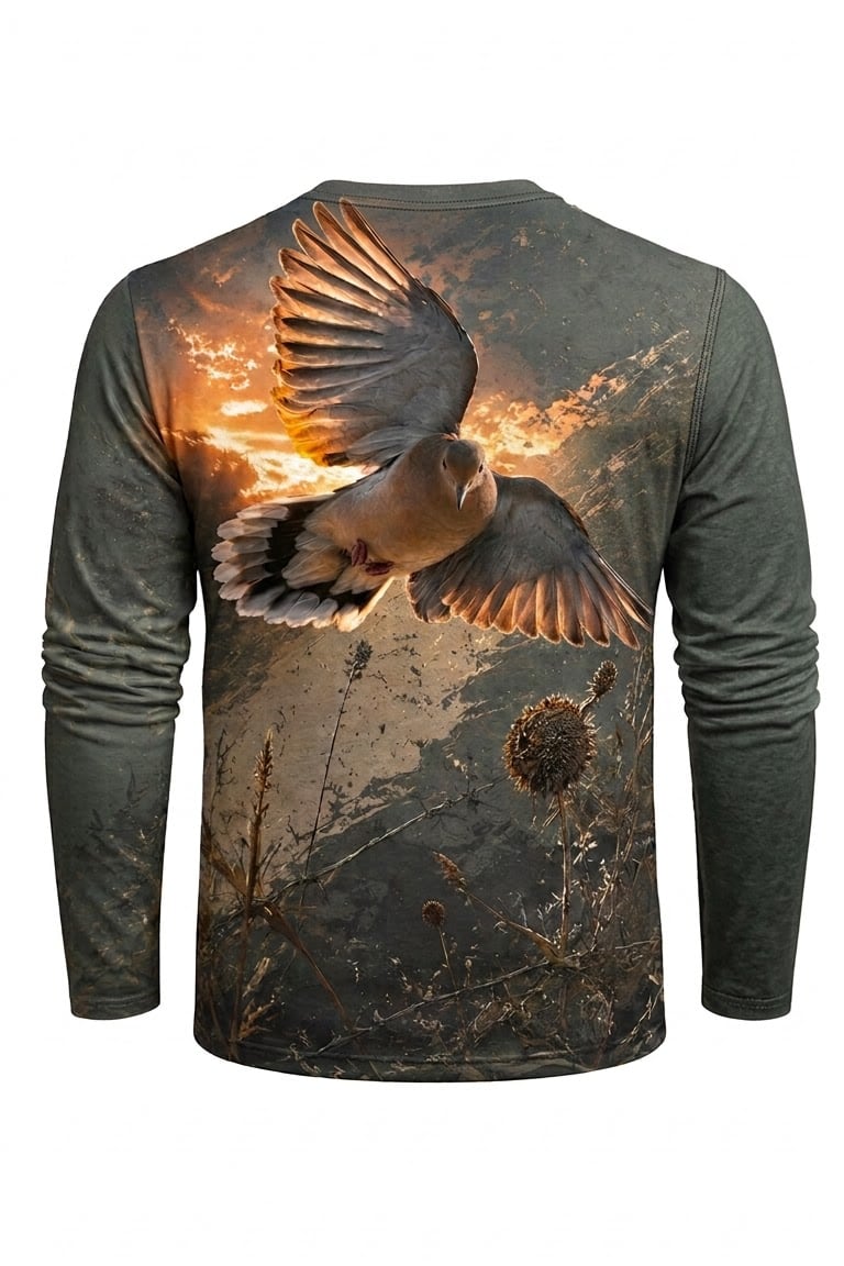 Performance Hunting Long Sleeve - Sunset Wire Dove Glide - ULS487K image 5