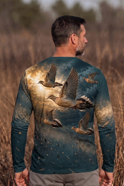 Performance Hunting Long Sleeve - Cosmic Amber Dove Flock - ULS488K image 2