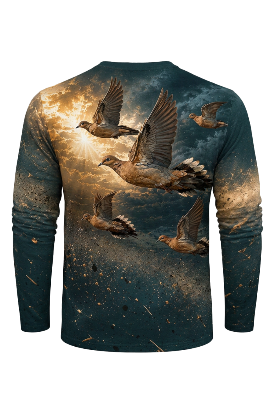 Performance Hunting Long Sleeve - Cosmic Amber Dove Flock - ULS488K image 5