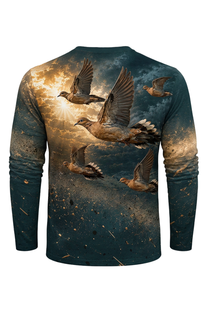 Performance Hunting Long Sleeve - Cosmic Amber Dove Flock - ULS488K image 5
