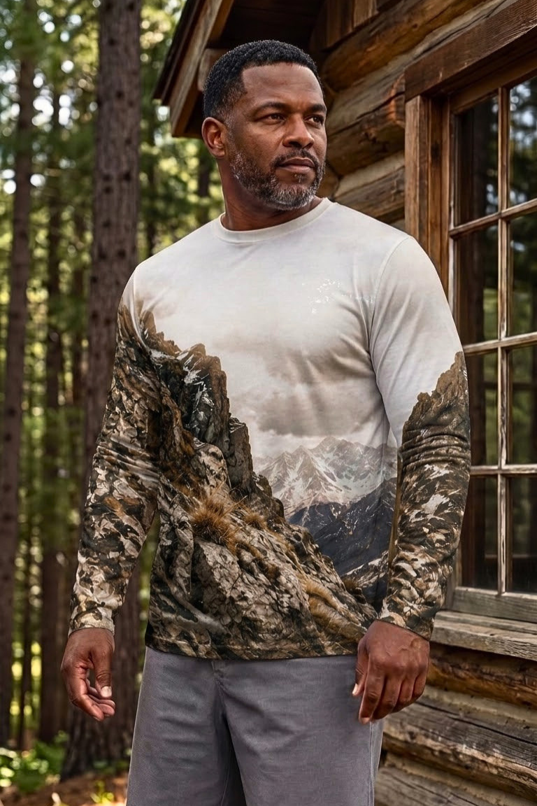Performance Hunting Long Sleeve - Alpine Peak Bighorn Monarch - ULS489K image 3