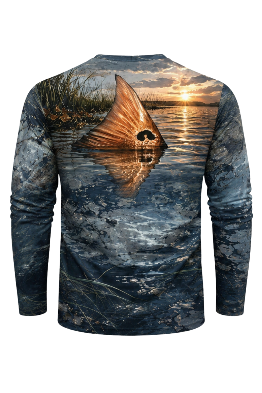 Performance Fishing Long Sleeve - Twilight Marsh Tailing Redfish - ULS491K image 5