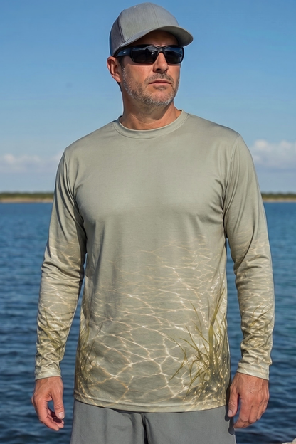 Performance Fishing Long Sleeve - Shallow Grass Redfish Strike - ULS494K image 3
