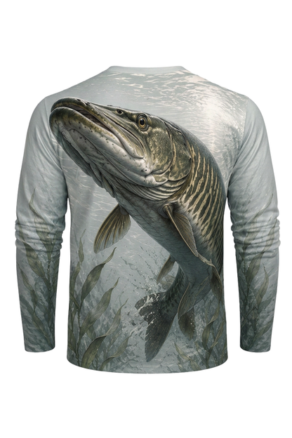 Performance Fishing Long Sleeve - Clear Weedbed Musky Ambush - ULS495K image 5