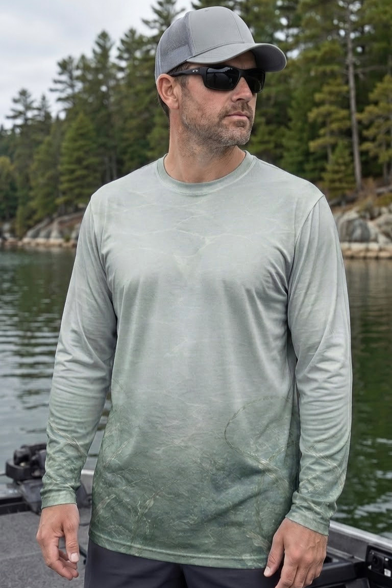 Performance Fishing Long Sleeve - Clear Water Musky Lure Strike - ULS497K image 3