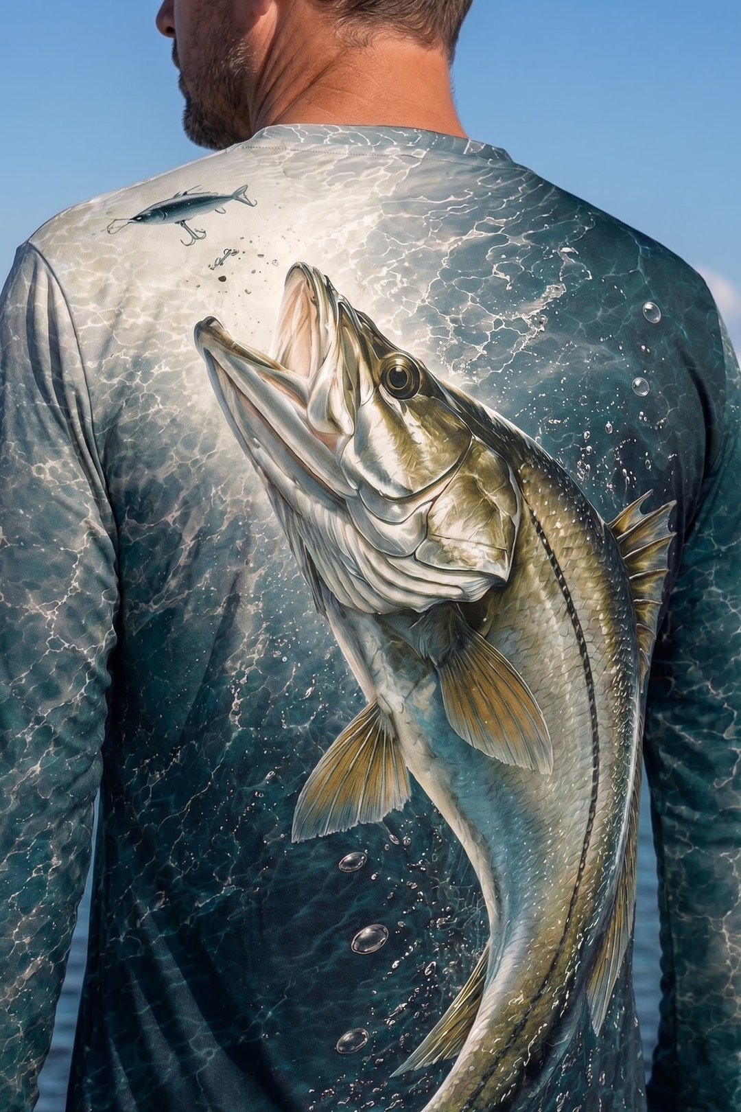 Performance Fishing Long Sleeve - Midnight Current Snook Lure - ULS500K image 4