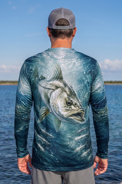 Performance Fishing Long Sleeve - Ocean Tide Snook Pursuit - ULS501K image 2