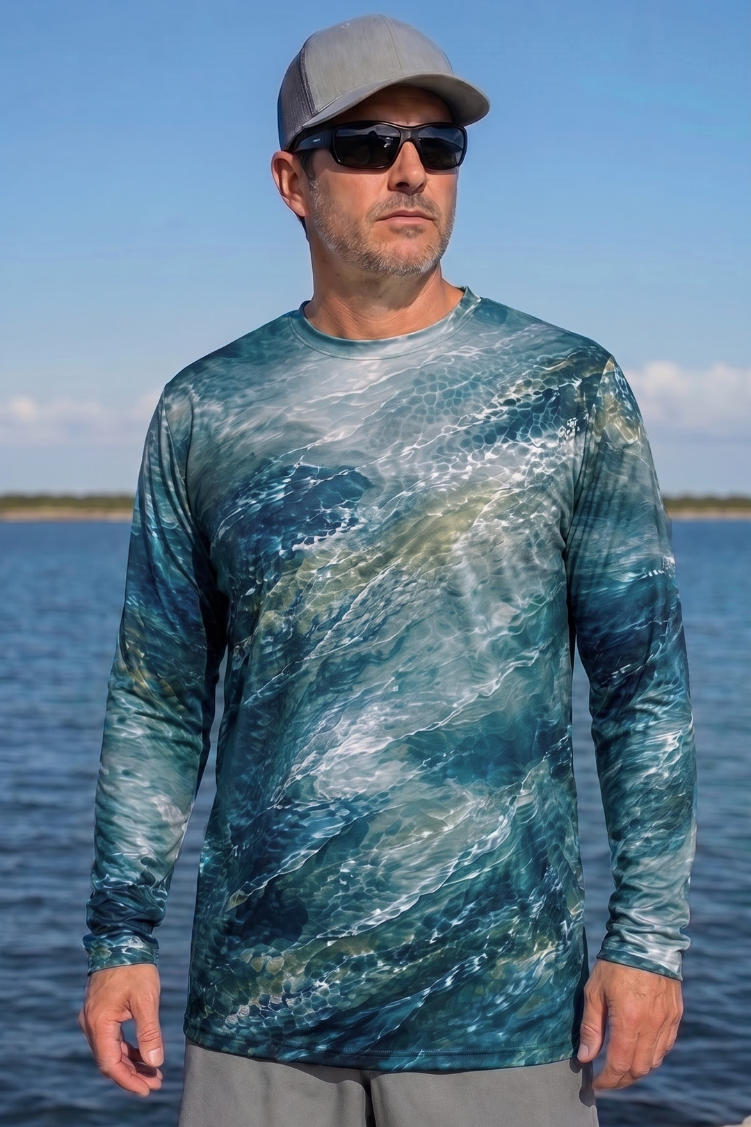 Performance Fishing Long Sleeve - Ocean Tide Snook Pursuit - ULS501K image 3