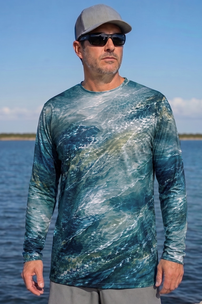 Performance Fishing Long Sleeve - Ocean Tide Snook Pursuit - ULS501K image 3