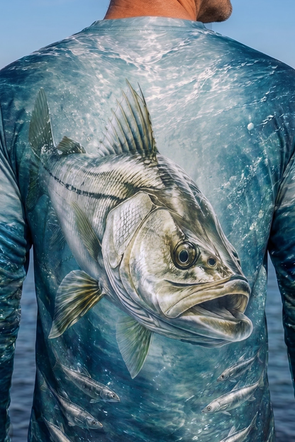 Performance Fishing Long Sleeve - Ocean Tide Snook Pursuit - ULS501K image 4