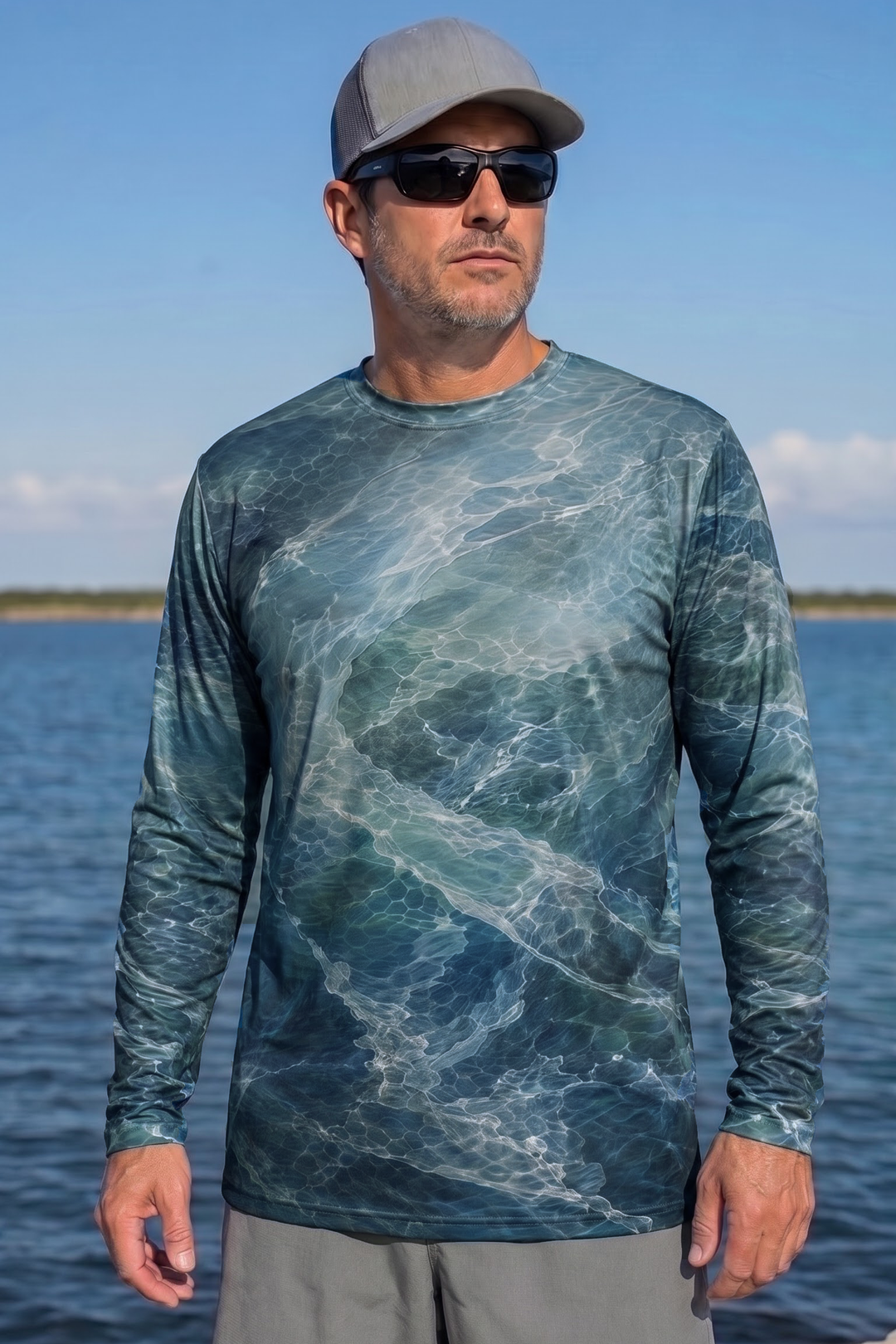 Performance Fishing Long Sleeve - Tidal Blue Snook Trio - ULS502K image 3