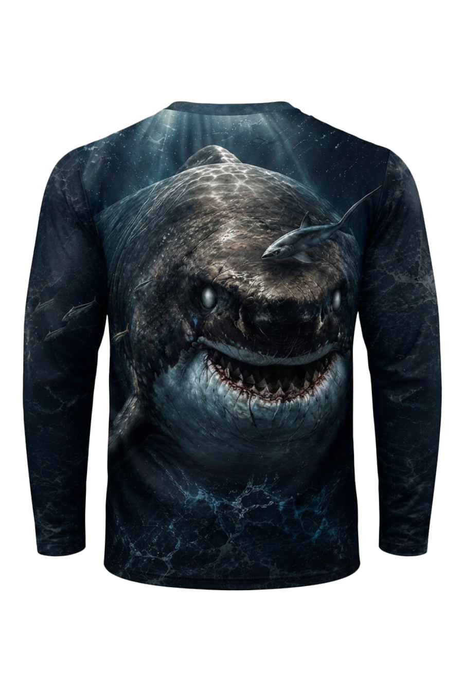 Performance Fishing Long Sleeve - Abyssal Megalodon Rise - ULS504K image 5
