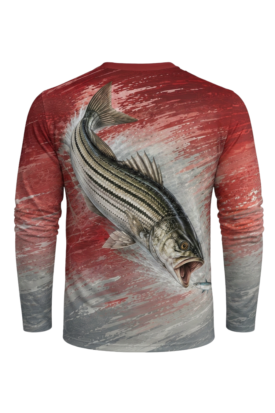 Performance Fishing Long Sleeve - Crimson Tide Striped Bass Strike - ULS506K image 5