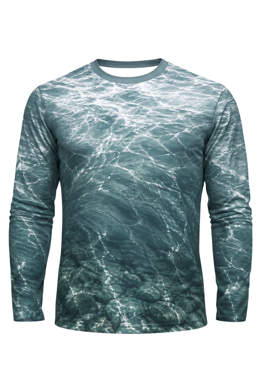 Performance Fishing Long Sleeve - Rocky Water Striped Bass Strike - ULS507K image 6