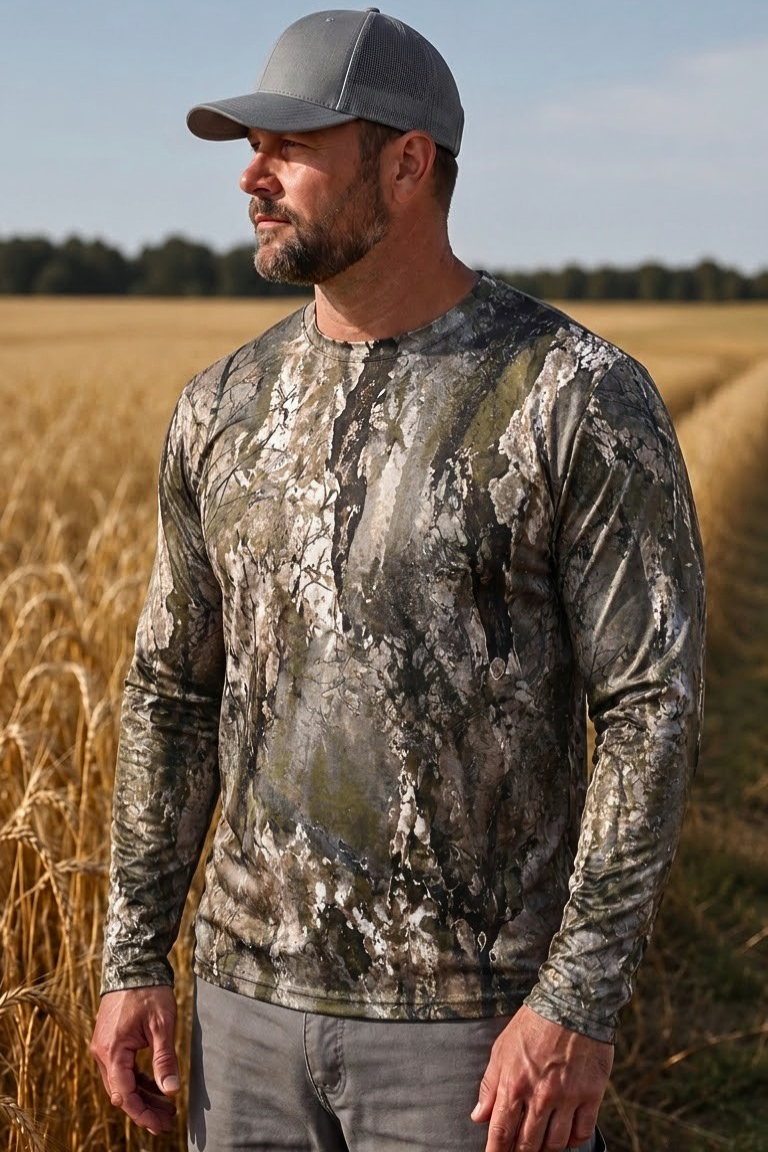 Performance Hunting Long Sleeve - Timber Shadow Pheasant Flush - ULS510K image 3