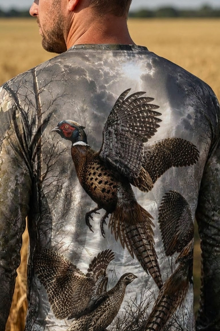 Performance Hunting Long Sleeve - Timber Shadow Pheasant Flush - ULS510K image 4