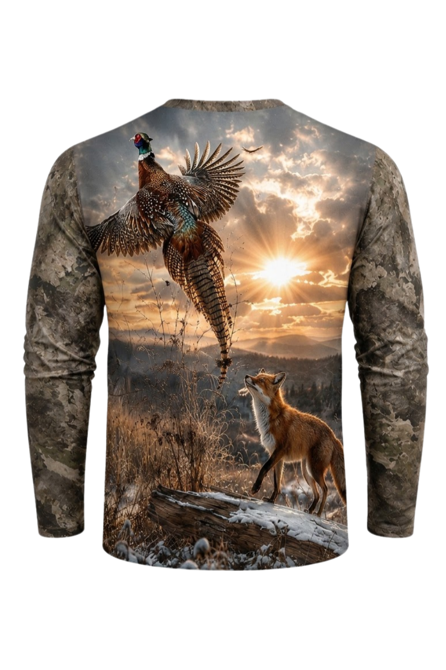 Performance Fishing Long Sleeve - Sunset Ridge Pheasant Escape - ULS511K image 5
