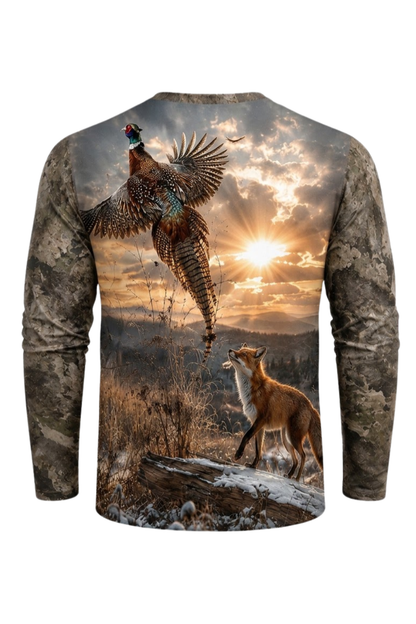 Performance Fishing Long Sleeve - Sunset Ridge Pheasant Escape - ULS511K image 5