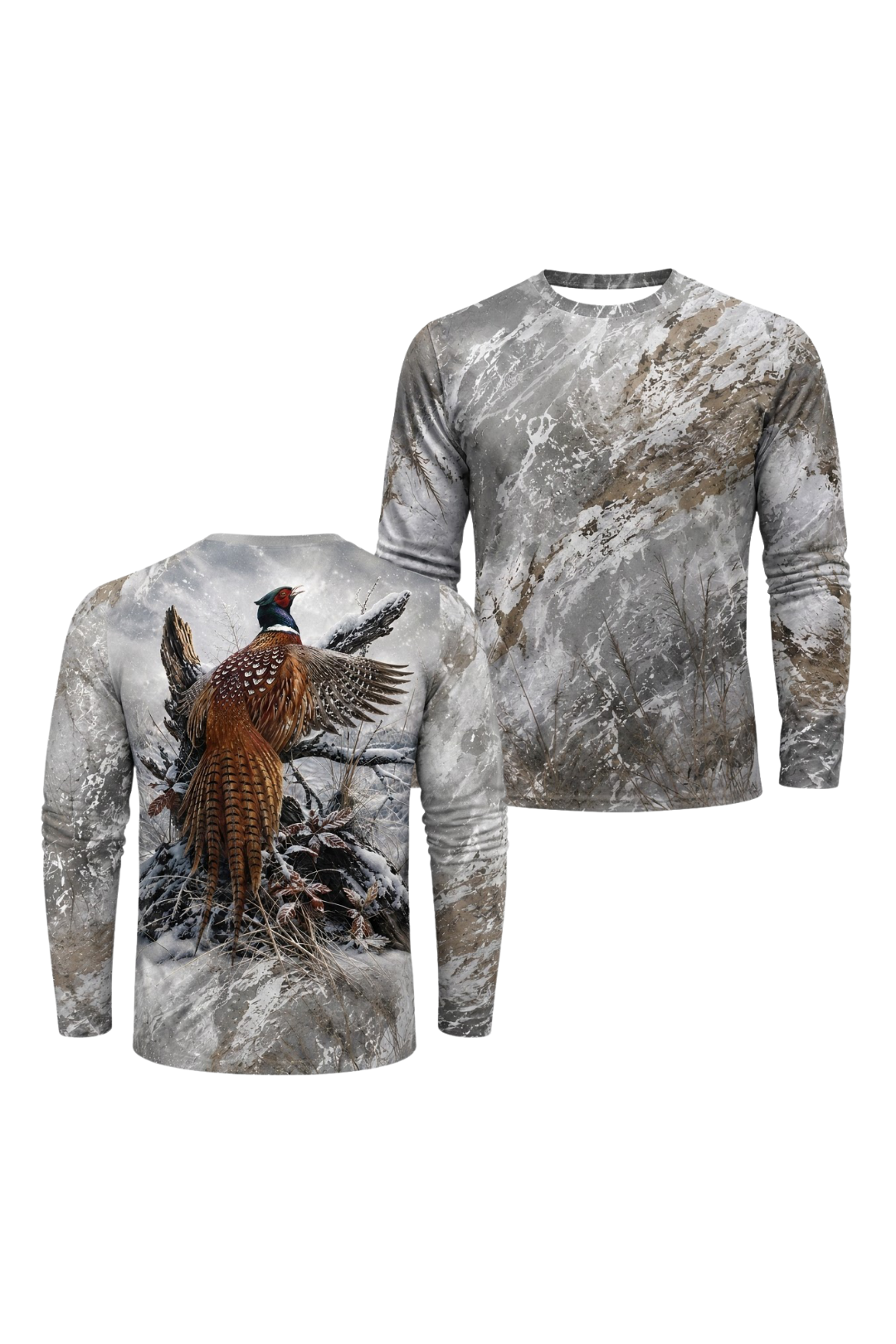 Performance Hunting Long Sleeve - Frozen Timber Pheasant Call - ULS512K image 1