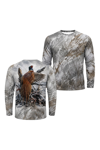 Performance Hunting Long Sleeve - Frozen Timber Pheasant Call - ULS512K image 1