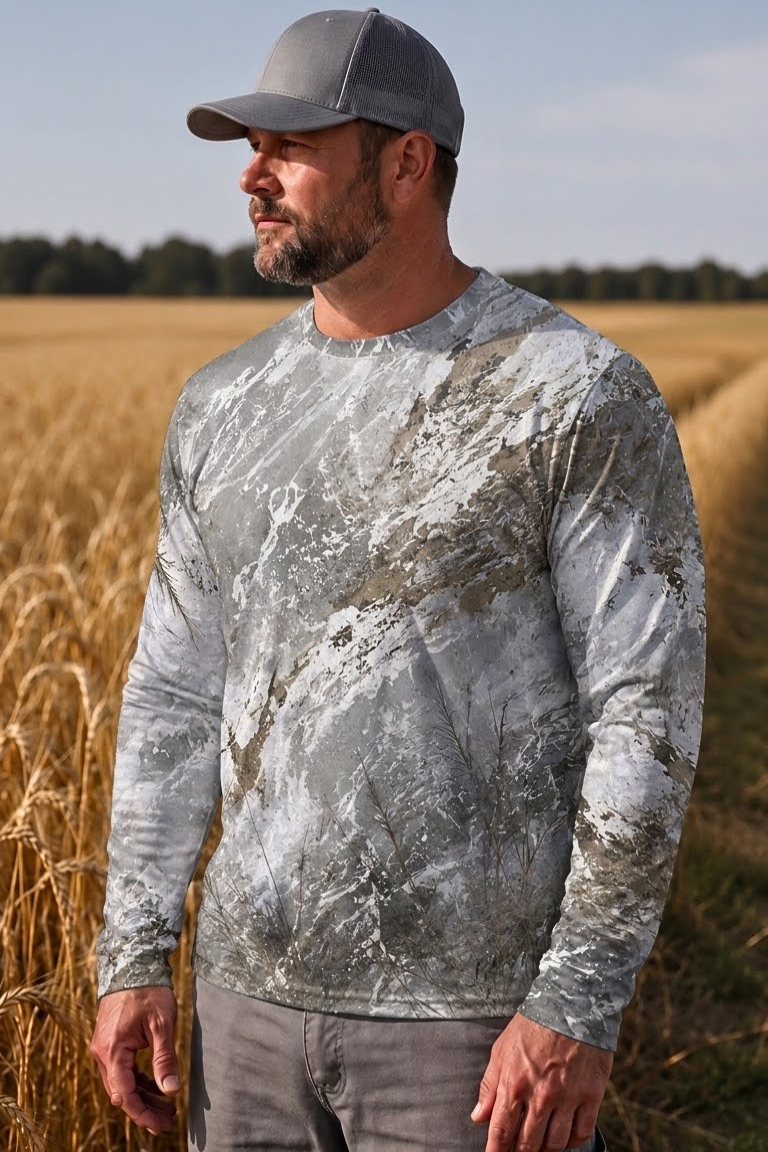 Performance Hunting Long Sleeve - Frozen Timber Pheasant Call - ULS512K image 3