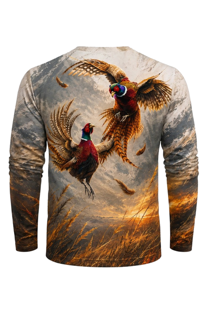 Performance Hunting Long Sleeve - Amber Horizon Pheasant Ascent - ULS514K image 5